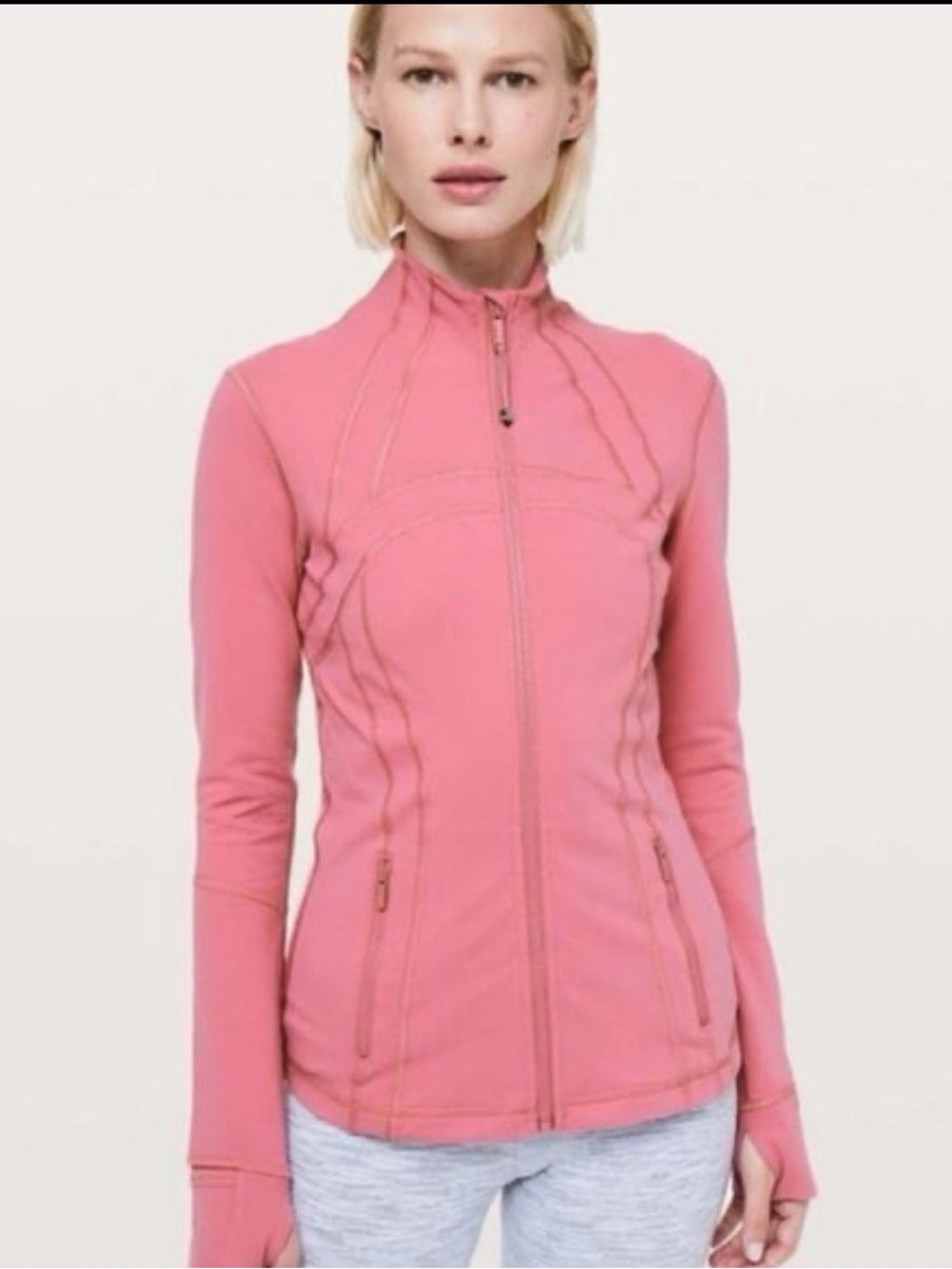 LULULEMON Define Jacket Luon Cherry Tint Pink Size 6 Full Zip RARE GUC